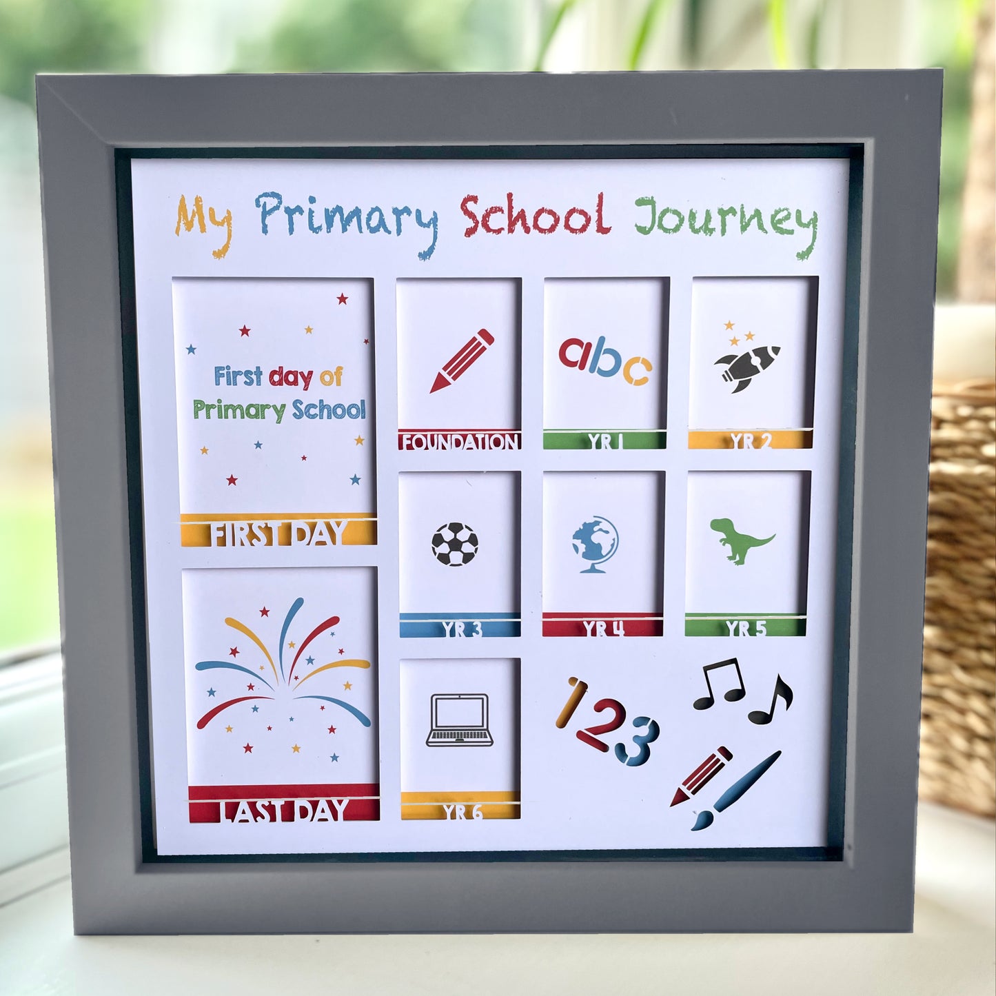 Primary School Journey Photo Frame NEW 2024 VERSION