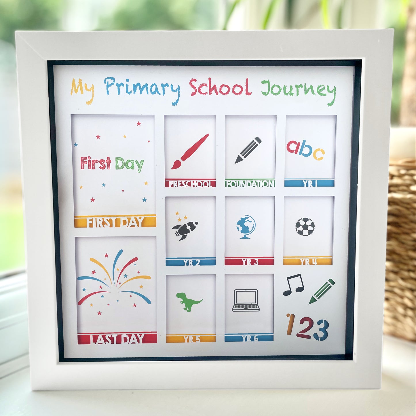 Primary School Journey Photo Frame NEW 2024 VERSION