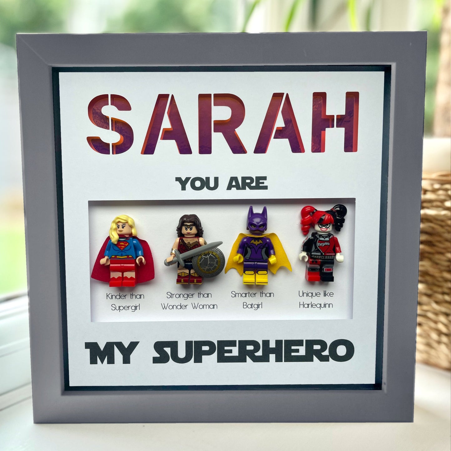 Mum / Wife You are my Superhero Character Frame